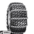 Sunbelt Tire Chain, 2 Link Spacing (4.1 x 3.5 x 4 / 3.4 x 3 x 5) 8" x7" x1" A-B1TC7106G